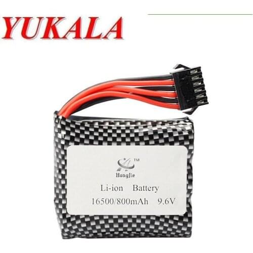 XLH/XINLEHONG S911 S912 9115 9116 2.4G high speed RC truck 9.6v 800mah li-ion battery(6M plug) 9.6 v 800 mah