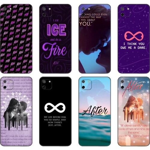 Black tpu Case For OPPO Realme C11 C20 C21 Case Back Cover Bumper After Movie