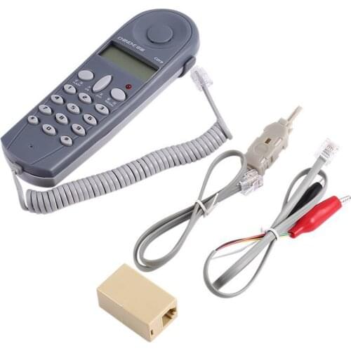 1 Set Telephone Phone Butt Test Tester Lineman Tool Network Cable Set Professional Device C019 Check FOR Telephone Line Fault