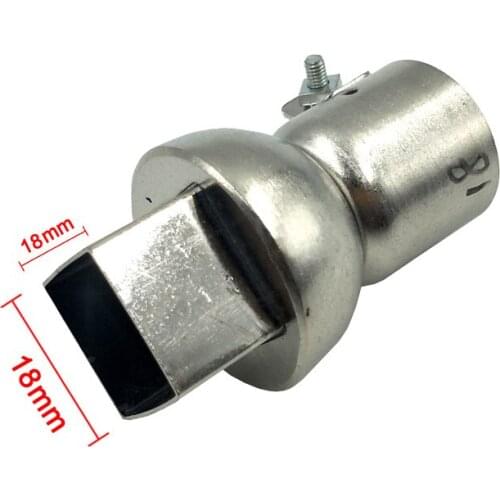 1PCS 18*18mm BGA Square With Mesh Nozzle SMD Hot Air Gun Nozzle Hot Air Desoldering Station For Variety Hot Air Rework Station