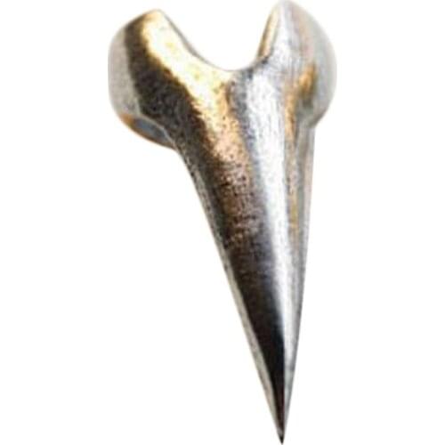 10pcs Gothic Punk Rock Style Talon Spike Finger Nail Claw Silver Plated Metal Finger Tip Ring Nail Art Decoration Women Girl