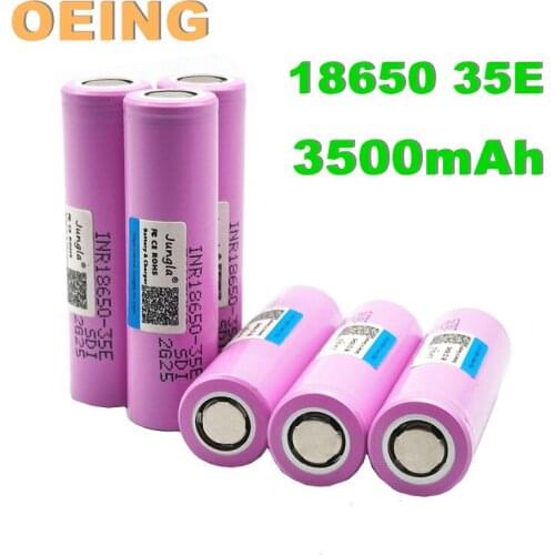 2021EW original inr18650 35e 3.7V 350mah 20A discharge inr18650 35e 18650 lithium ion battery 3.7V rechargeable battery