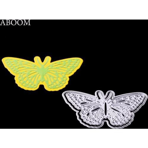 ABOOM New Arrival Beautiful Butterfly Pattern Metal Carbon Steel Die Cut Embossing Folder For Scrapbooking Album Cutting Dies
