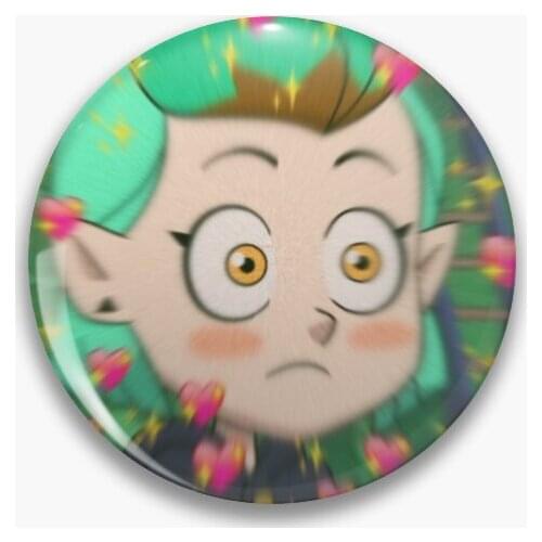 Amity Owl House Soft Button Pin Badge Cartoon Creative Funny Decor Fashion Gift Lapel Pin Cute Metal Hat Jewelry Lover Clothes