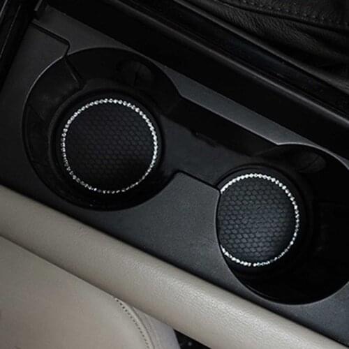 Car Universal Diamond Honeycomb Water Coaster Creative Cute Storage Mat Car Anti-skid Pad Interior antideslizante