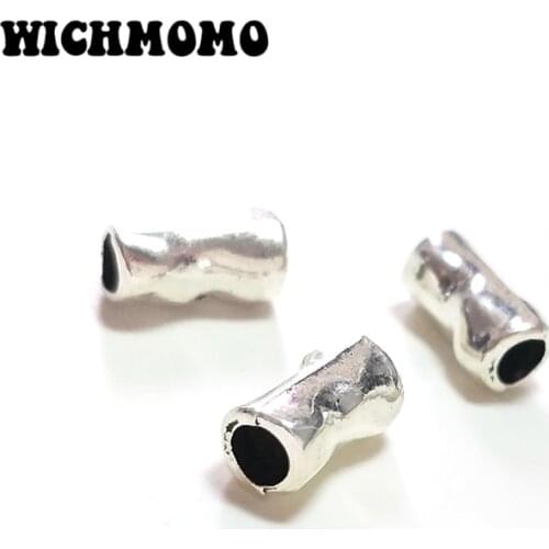 10 Pieces 6*11MM Fashion New Cylinder Big Hole Bone Zinc Alloy Beads Diy Bracelets Necklace Jewelry Accessories PJ539