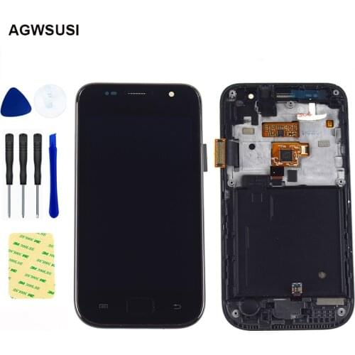 Black For Samsung Galaxy SL i9003 GT-i9003 LCD Display Monitor + Touch Screen Digitizer Sensor Panel Glass Assembly