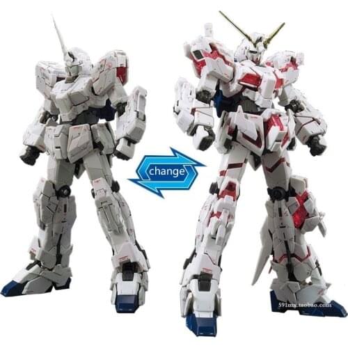 DABAN MG 1/100 Gundam Model RX-0 Destroy mode UNICORN GUNDAM Freedom Destroy Armor Mobile Suit Kids Toys With Holder