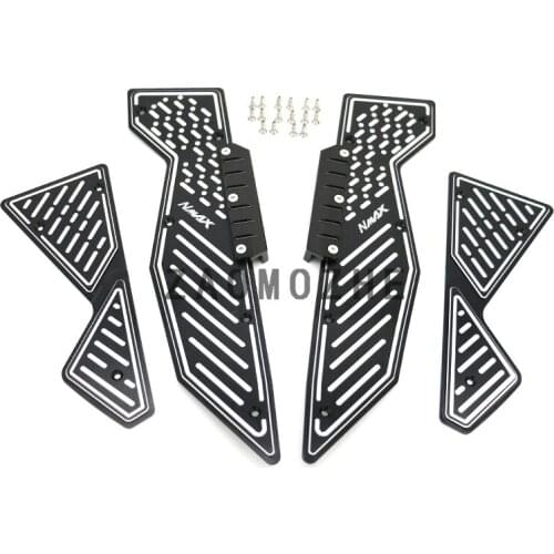 For YAMAHA NMAX 155 NMAX 125 NMAX155 NMAX125 N-MAX 155 125 2015-2018 footrest pedal front & rear footboard steps foot plate