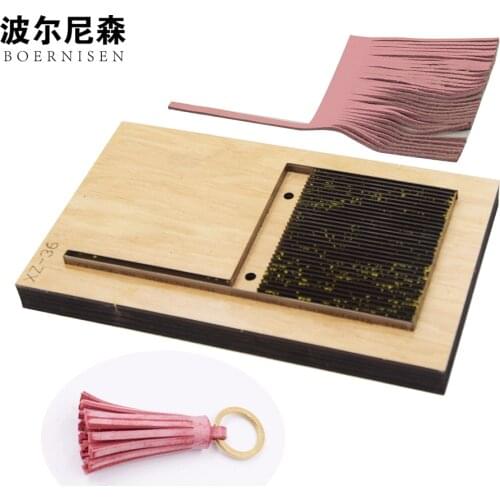 SMVAUON knife molds tassel DIY pattern leather cutting mold laser wood mold pendant mold Suitable For Die-cutting Machines