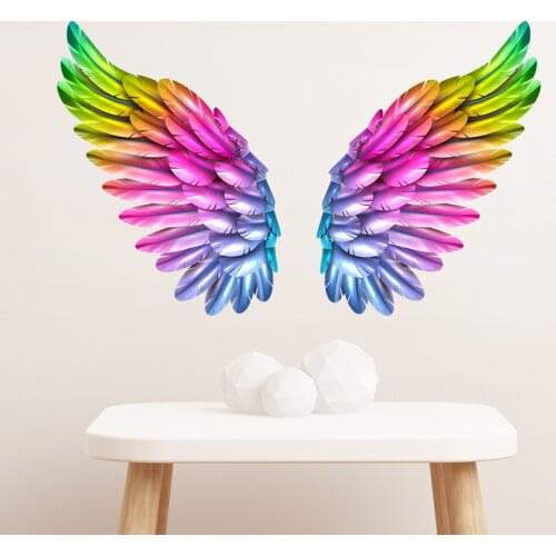HOT Color Wings Red Lip Tree Wall Stickers For Living Room Bedroom Porch Corridor Decorated With Transparent PVC Frosting