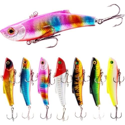 1pc Japanese Tomb VIB Winter Ice Sea Fishing Lures 7cm/18g Lead Inside Wobblers Artificial Fishing Lure Tackle Pesca Bait