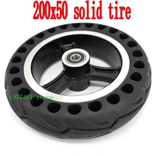 200x50 solid wheel alloy wheel hub 8 inch tire suitable for Gas Scooter electric scooter locomotive accessories