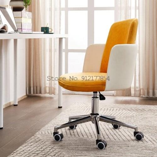 Computer Chair Fabric Home Study Chair Office Chair Backrest Study Desk Student Writing Lift Rotating Seat