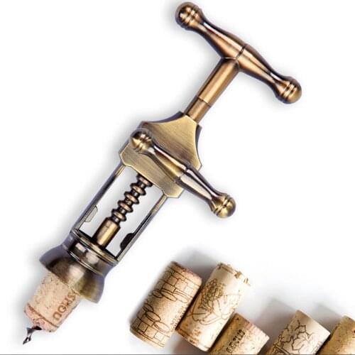 Zinc Alloy Easy Red Wine Opener Corkscrew Wine Bottle Opener Cork Puller Remover Champagne Opener Wine Accessories Barware