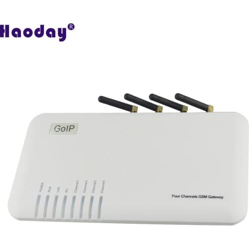 HOT Sales goip 4 gsm gateway Quad Band GOIP-4 GSM Voip gateway 4 SIM Card/Channels Goip GSM VOIP wireless terminal