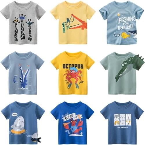 New 2021 Summer childrens clothing boys grils toddler baby short sleeve T-shirt kids sweatshirt childs cotton clothes t shirt