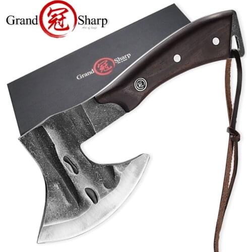 Chefs Boning Knife Hang Forged Axe Fire Hatchet Tomahawk Camping Outdoor Fishing Gadget Home Garden Kitchen Tool Bones Chopping