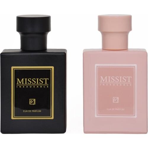 MISSIST INEXUSABLE - Eau De Parfume (EDP) Black, pink 2x50 Ml Original Men Parfume High Essence Long Lasting For Woman Aromatic