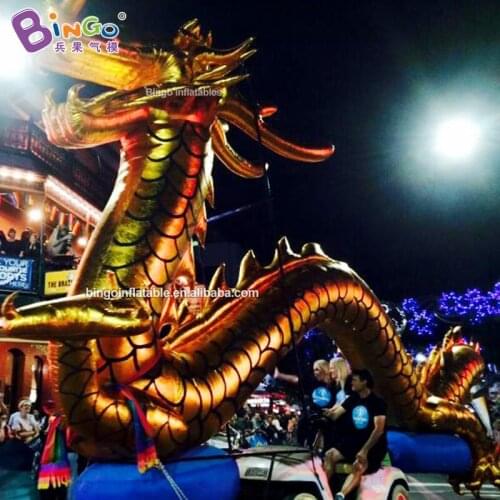 Personalized 8X3.5 meters inflatable chinese dragon / chinese dragon decorations / air dragon toys