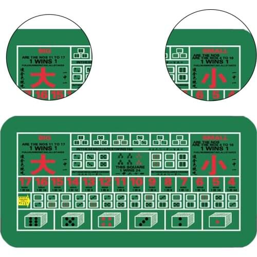 Professional Poker Mat, Foldable Rubber Poker Table Top Layout Play Cards, Poker Games, Blackjack, Casino Tabletop Desktop