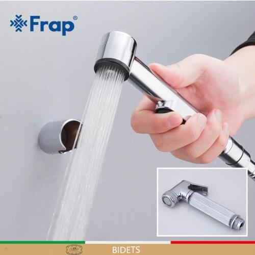 FRAP Bidets ABS single cold water corner valve bidet faucet function cylindrical hand shower tap crane