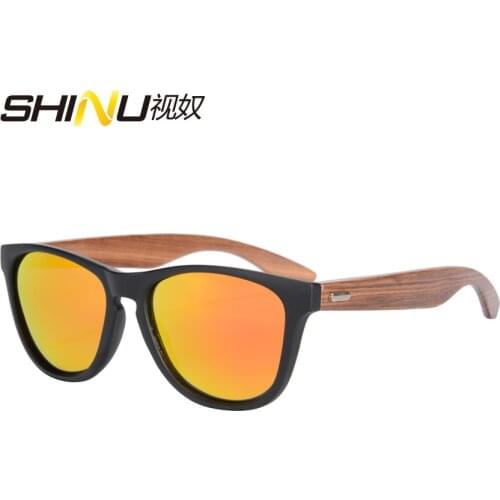 New Designer Polarized Sunglasses With Natural Zebra Wooden Legs Mirror Coating Unisex Shade Occhiali Da Sole 6100
