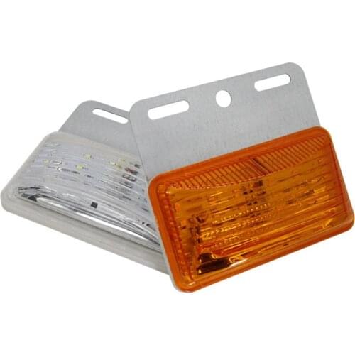 2PCS van truck LED Side Marker Indicator Light 24v ultra-bright steering light waterproof semi-trailer waist lamp