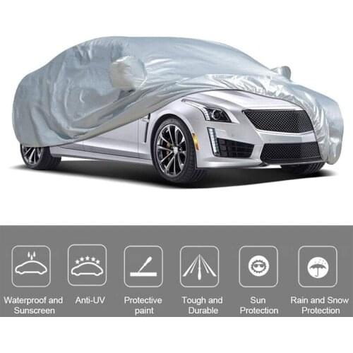 Universal Car Covers Sun Dust UV Protection Outdoor Auto Full covers Umbrella Size S/M/L/XL/XXL Suitable For Car Suv