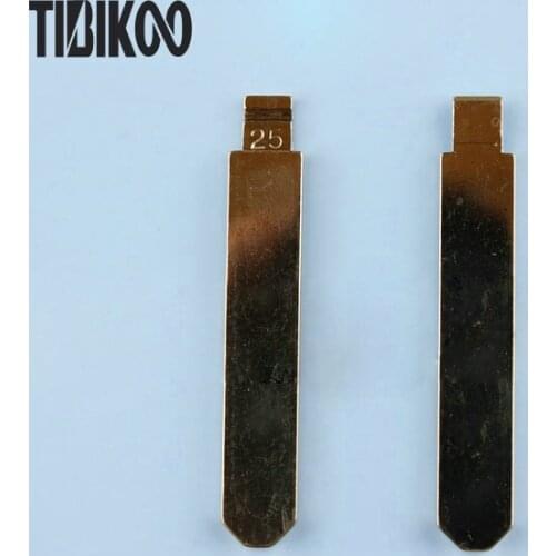 NO.25 Replacement Key Blade for Honda Accord Fit Odyssey BYD Side Groove