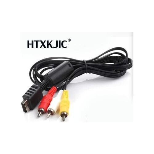 1.8m Audio Video To 5 RCA AV Cable for PS3/PS2 AV Component TV Video Cable for Playstation 2 3 PS3 High quality for PS Game HDTV