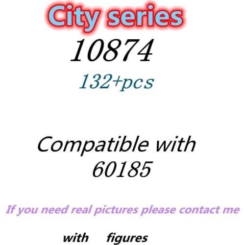 132pcs 10874 Building Block Toy City Series 60185 Assembled Building Block Childrens Toy Gifts