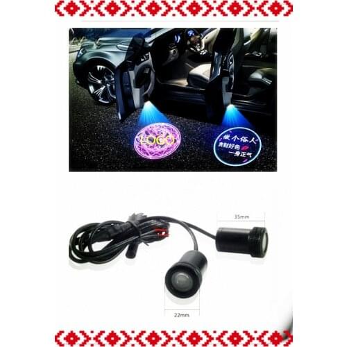 2 Pcs LED Car Door Lamp welcome logo projection Light for BMW E46 E39 E38 E90 E60 E36 F30 F30