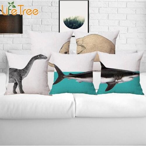 Cushion Cover For New Year Gift 2 Pcs Set Home Decor Pillow Case 45x45cm Sofa Back Cushion Case for Present