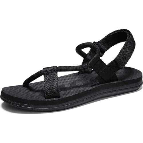 2020 Mens Sandals Men Summer Beach Outdoor Water Shoes Large Size 45 Flip Flops Flat Light Simple Casual Slippers Shoes