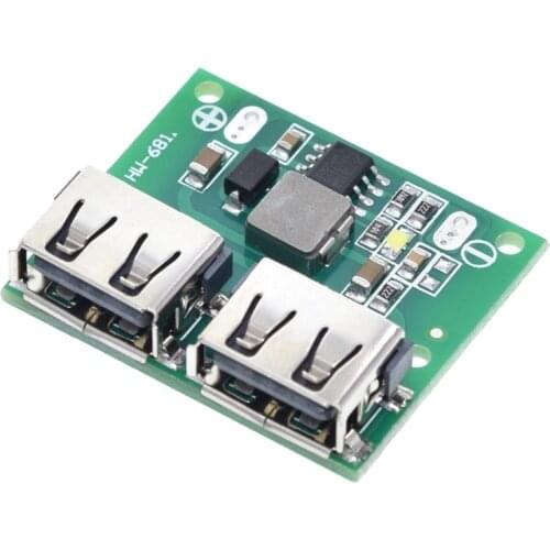 3Pcs USB DC-DC Voltage Buck Regulator Step Down Power Supply Module 9V 12V 24V to 5V Dual USB Output