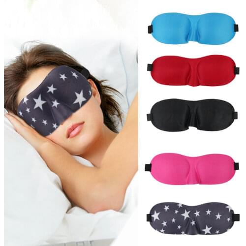 1Pcs 3D Sleep Mask Natural Sleeping Eye Mask Eyeshade Cover Shade Eye Patch Women Men Soft Portable Blindfold Travel Eyepatch