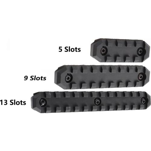 5/9/13 Slots M-lok Section Mount Suit 20mm Picatinny Weaver Rail Base for Rifle Tactical Hunting