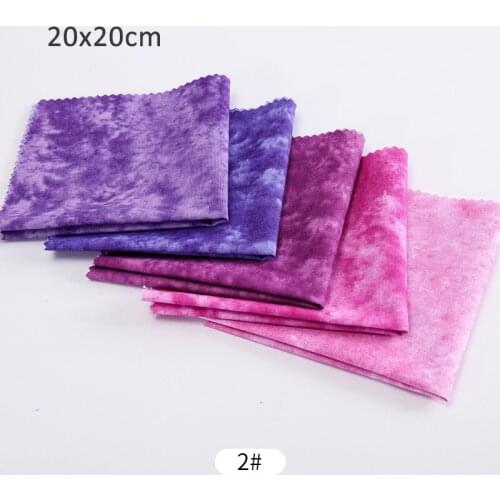5Pieces/Set Patchwork Cloth DIY Sewing Craft 20x20cm for Household Starry Pattern Cotton Multi Purpose Nice Gift Nordic Style