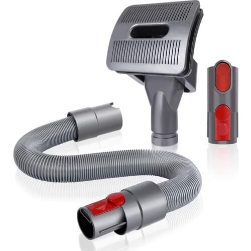 AD-Grooming Tool and Flexible Extension Hose Compatible for Dyson V11 V10 V8 V7 Vacuum Cleaner Replacement Parts