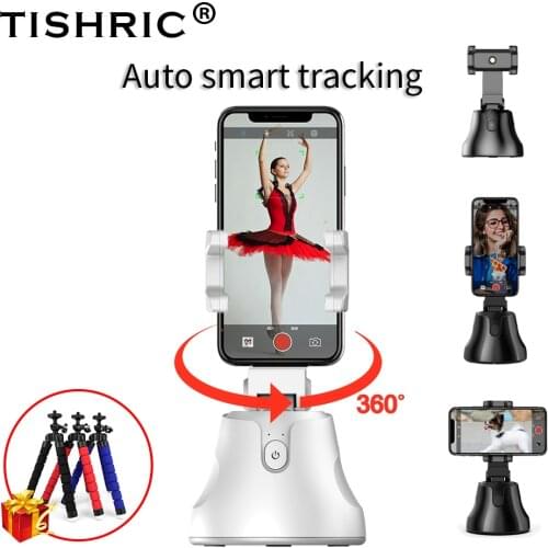 Bluetooth Selfie Auto Tracking Smart Shooting Smartphone Selfie Stick Tripod 360 Face Object Phone Holder for Huawei/Phone Video