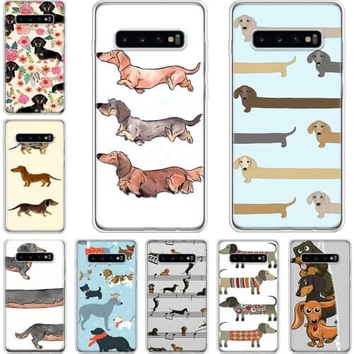 Dachshund puzzle Phone Case For Samsung Galaxy Note 10 9 8 Plus J4 J6 J8 Plus S7 S8 S9 S10 S10E S20 Ultra Plus Lite Cover