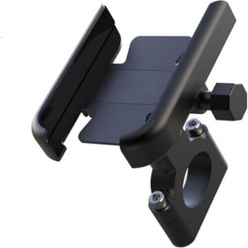 Mobile Phone Holder Universal Shockproof Aluminum Alloy Bicycle Handlebar Rearview Mirror Cellphone Stand for Motorcycle