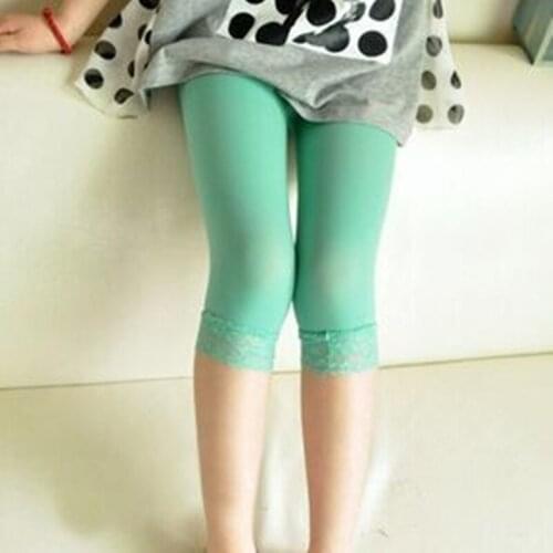 Wholesale 30pcs/Lot Baby Kids Candy Color Lace Leggings Girl Fashion Summer Cute Dress Atwt0006