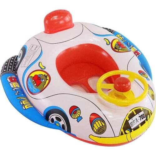 Baby Swimming Ring Summer Inflatable Toddler Float Mattress Kid Child Swim Pool Water Cartoon Seat Childrens Seat Ring