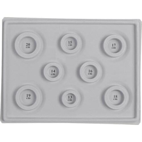 Flocked Bead Board Bracelet Beading Jewelry Organiser Tray DIY Craft Tool 1XCA