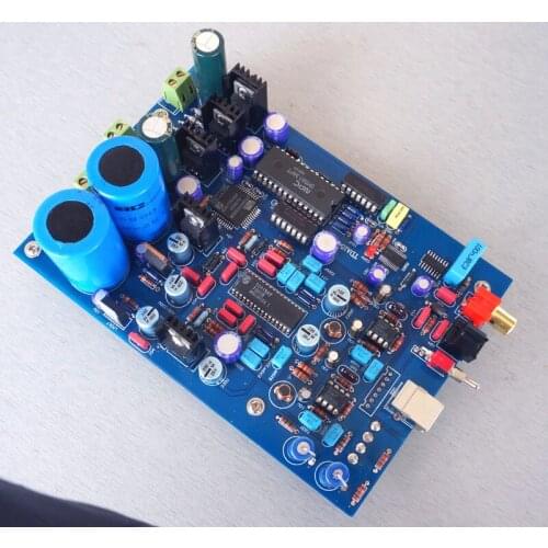 Finished Board TDA1547 Decoder Using DIR9001+SM5813+SAA7350+TDA1547 DAC Board 16Bit 48Khz