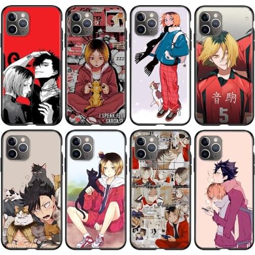 Kozume Kenma Haikyuu Anime Silicone Cover For Apple IPhone 12 Mini 11 Pro XS MAX XR X 8 7 6S 6 Plus 5S SE Phone Case
