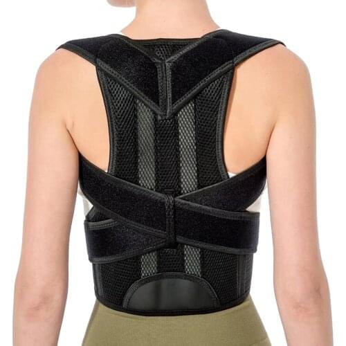 Magnetic Bone Back Shoulder Support Brace Straightener Posture Corrector Vest Back Support Correction Scoliosis Belt XS-XXL