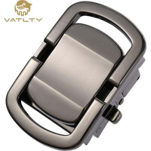 VATLTY 2021 Fashion belt buckle for men hard zinc alloy automatic buckle 3.6cm simple business suit belt buckle men accessories